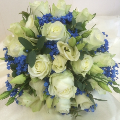 Blue bouquets