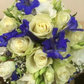 Blue bouquets