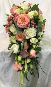 Peach Downshower Bouquet